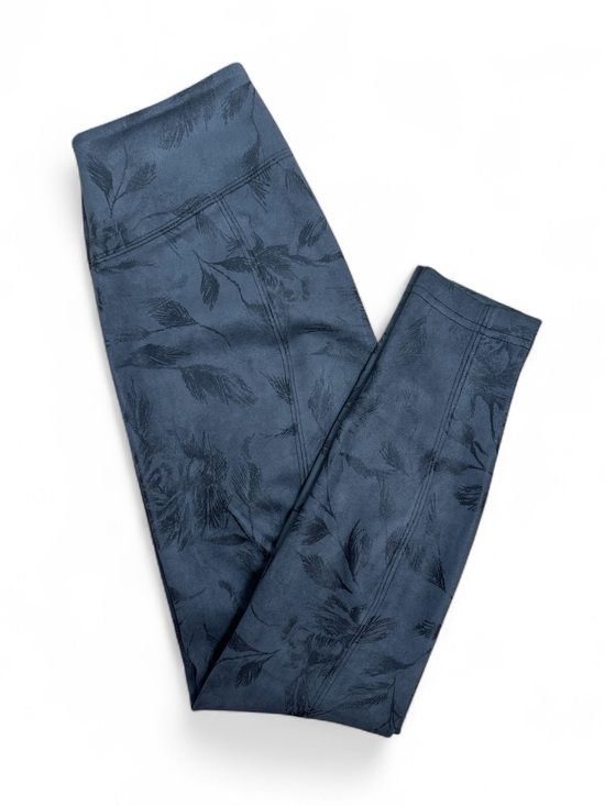 White House Black Market Pants - WHBM White House Black Market Gray Suede Inkling Foil Runway Leggings